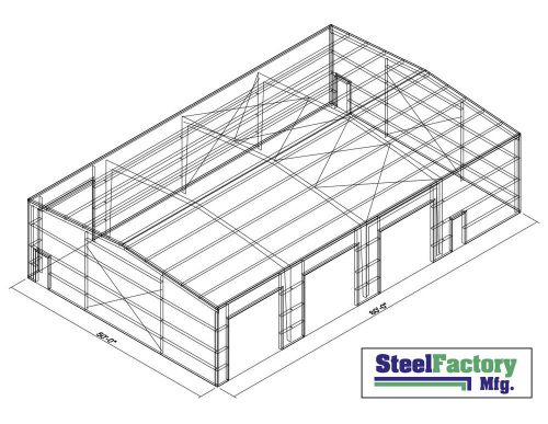 Preliminary Engineering Drawings for Steel Factory Rigid i-beam Steel Building