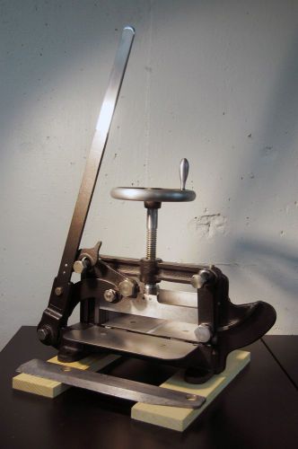 Cast iron paper cutter - guillotine (refurbished) for sale