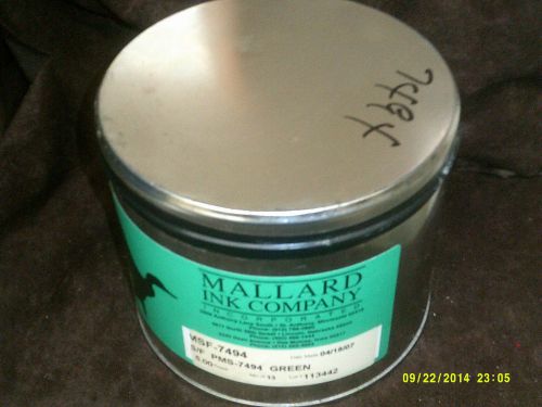 Mallard Ink Co Offset Printing Ink 5# MSF-7494 GREEN