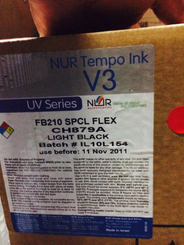 Nur Tempo ink v3 Scitex FB210 FB6100 CH879A Light Black (4) 1 liter bottles