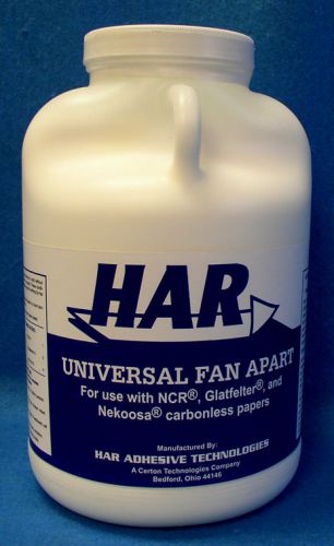FAN APART GLUE FOR CARBONLESS PAPERS NEW 1 GALLON
