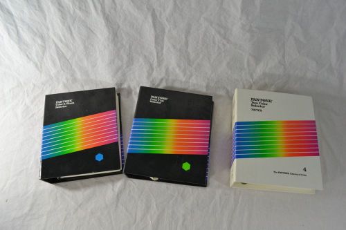 Lot of 3 Pantone Library Books Tint Two Color &amp; Black Selector