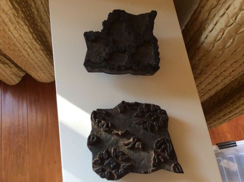 Antique Wooden Printing Blocks Middle East For Printing on Frabric