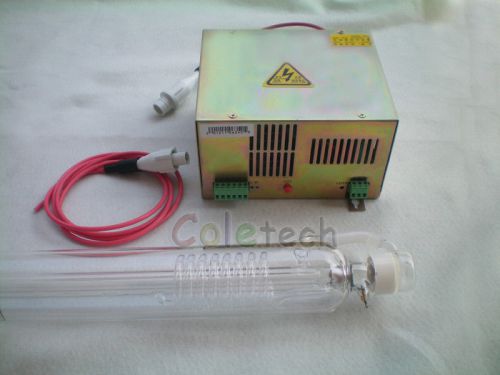 50w co2 laser tube (standard 100cm length)+  power supply engraver cutting for sale