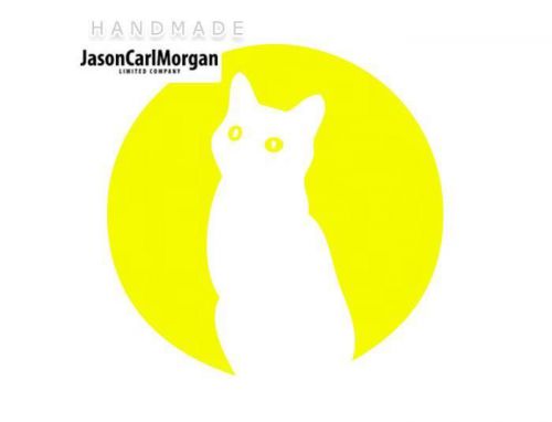 JCM® Iron On Applique Decal, Cat Neon Yellow