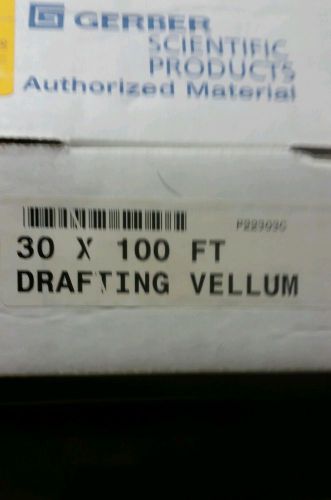 Gerber Drafting vellum for sign making p22303c 30 x 100 ft