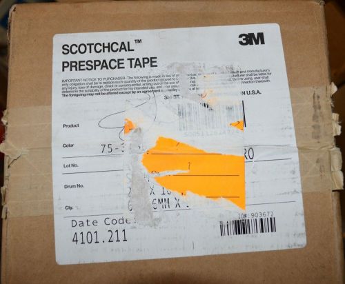 New 3M SCPM-3 Scotchcal Prespace Premasking Tape 24 in x 100 yd