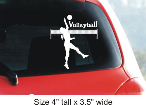 2X Volleyball Player Personalized funny car vinyl sticker Gift   - FAC-55 A