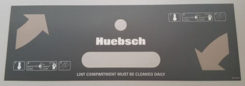 NEW Huebsch Upper Lint Drawer Overlay for Huebsch HTT30, JT0300: Part#: 70115101
