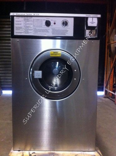 Wascomat w124 30lb washer 220v / 3 ph stainless steel for sale