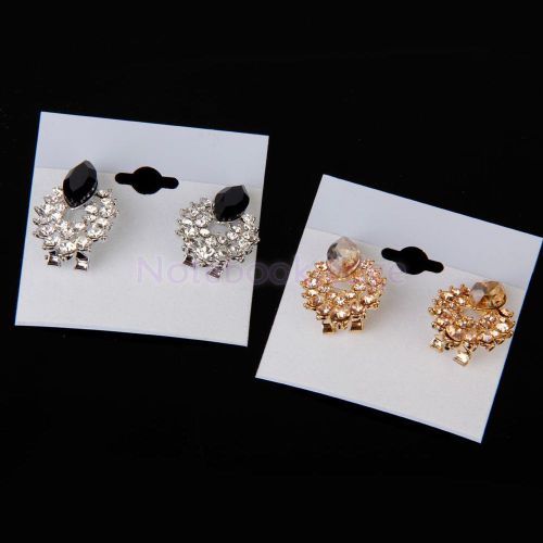 100pcs earring ear stud bracelet necklace jewelry display hanging cards tags for sale