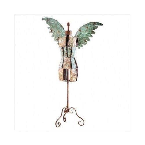 Decorative Metal Dress Form Angel Mannequin Metal Art Modern Bedroom Home Decor