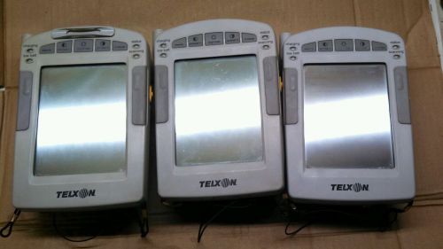 Lot telxon ptc-1134 x3 and ptc-1140 x 1 pen terminals and accessories.  see desc for sale