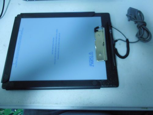 Topaz Systems Clipboard Transaction Terminal 8.5” x 10” Letter-Sized T-C912-B-R