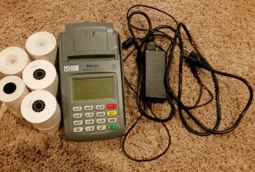 First Data FD100 IP Credit Card Machine No Merchant Account Required Parts Only!
