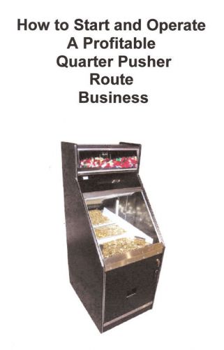 How to start a coin pusher route business today book for sale