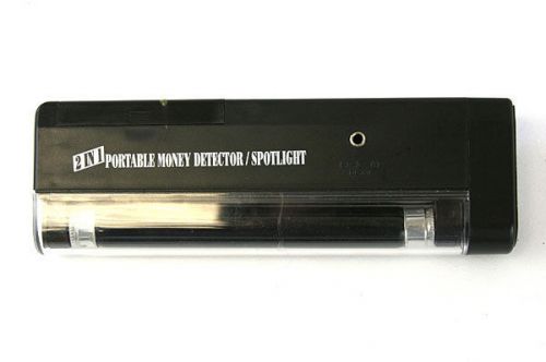2 in 1 Portable UV Counterfeit Money Detector Spotlight