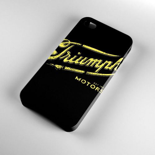 Triumph Motorcycles Racing Art Logo iPhone 4/4S/5/5S/5C/6/6Plus Case 3D Cover