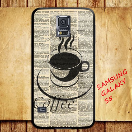 iPhone and Samsung Galaxy - Retro Dictionary and Glass Coffee - Case