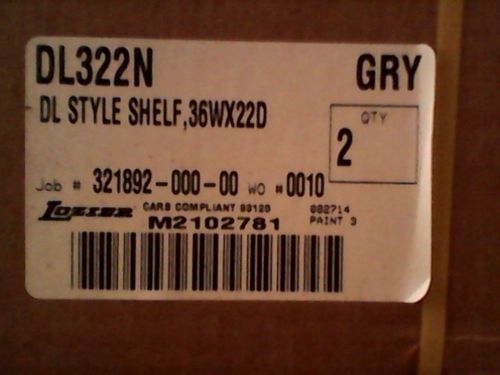 Lozier shelves dl style 36 inch for sale