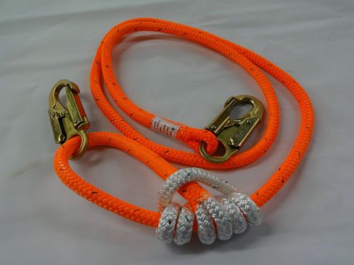 4.5 - 8 FT Double Braid Composite Adjustable Rope Lanyard  - ALL GEAR ARBORIST