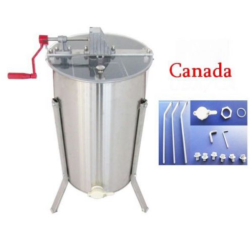 New 2 Frame 304 Stainless Steel Honey Extractor With Stand Beekeeping Equipment