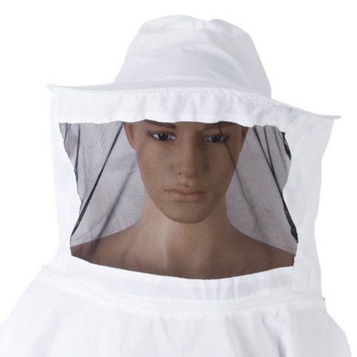 1x Professional Beekeeping Jacket Veil Bee Protecting Suit Smock Dress Equipment