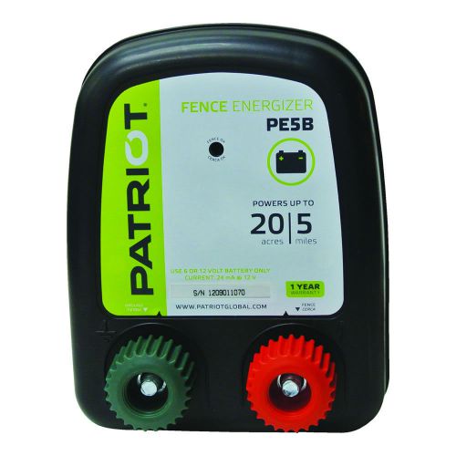 Patriot PE5B Battery-Powered Electric Fence Charger