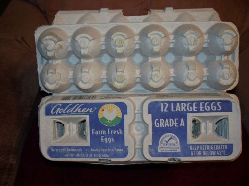 20 EXTRA NICE EGG CARTONS LARGE DOZEN COUNTRY FARM EGGS GOOD ONES   USED ONCE