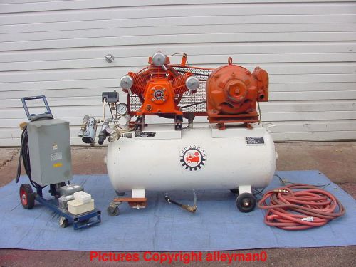 Puma induscor model p-21 air compressor &amp; power transformer set up for painting for sale