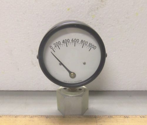 Dial indicating pressure gage w/ heavy duty adapter fitting - p/n: ad-8088 (nos) for sale