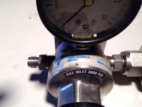 veriflow pressure regulator w/ Whitey valve
