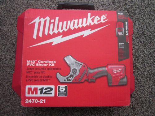 Milwaukee M12 Cordless PVC shear kit(new in unopened condition)