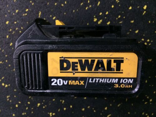 DeWalt 20V Max Lithium Ion 3.0Ah battery