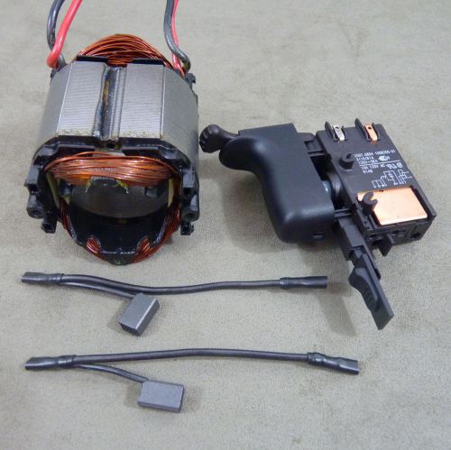 Black &amp; Decker 5075 &amp; 27205 Hammer Drill Parts Field~Trigger Switch~Brush Kit