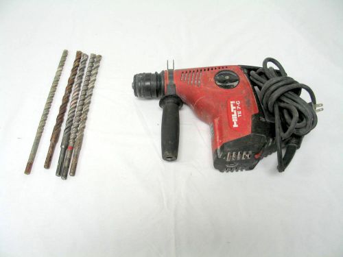 Hilti te 7-c hammer drill with 5 drill bits for sale