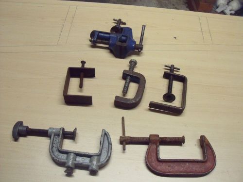 job lot of small clamps and vice.modellers