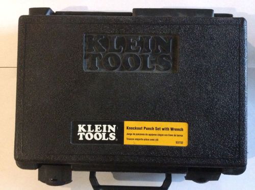 KLEIN TOOLS 53732-SEN KNOCKOUT PUNCH SET WITH WRENCH