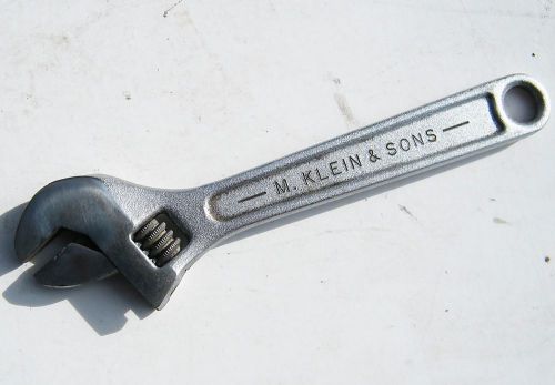 Klein Tools  #500-6   6&#034;  Adjustable Wrench  VERY NICE