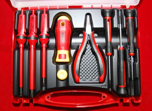 Felo professional electronics service kit 9 piece with 6 screwdrivers and plyers for sale
