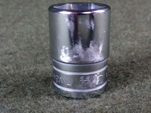 Snap-on tools sw241 1/2&#034; drive 3/4&#034; 12 point shallow socket for sale