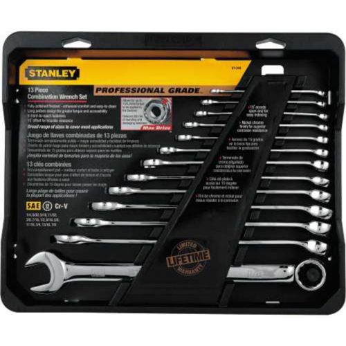 Wrench Comb 13Pc. 87-244 Stanley Nutsetters and Sockets 87-244 076174872446