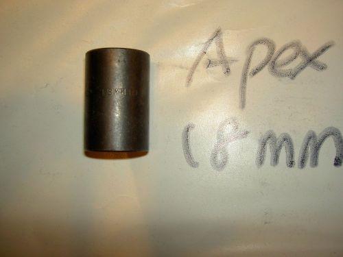 7 APEX 18 mm NOS impact socket 3/8 inch drive heavy duty Made in USA