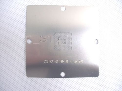 8X8 0.6mm BGA  Stencil Template For Sony CXD2980BGB