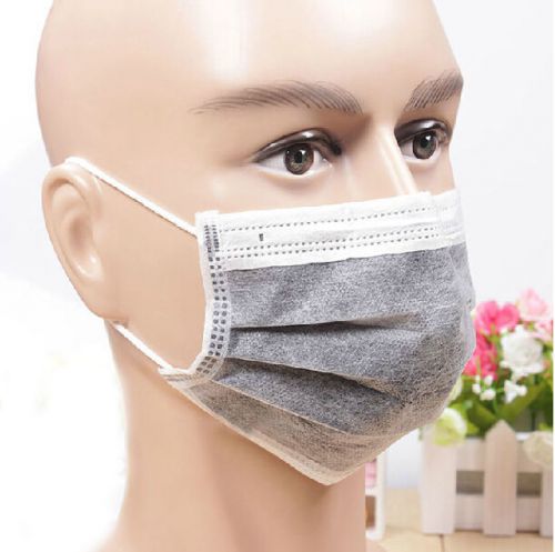 10PCS Industry Activated Carbon Dust-proof surgical disposable face mask
