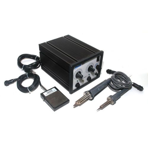 Soldering Kit! Station Pace MBT 201 SensaTemp with 2 Soldering Iron and pedal