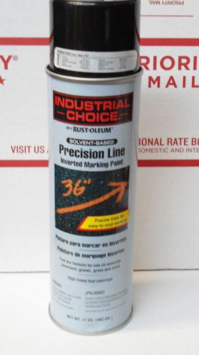 INDUSTRIAL CHOICE BY RUSTOLEUM SOLVENT BASED 17oz INVERTED MARKING PAINT BLACK