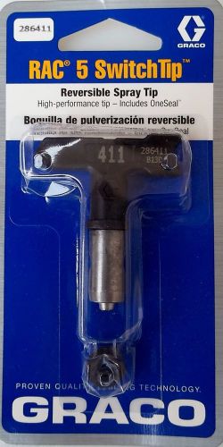 Graco 286411 RAC 5 Switch Reversible Paint Spray Tip 411