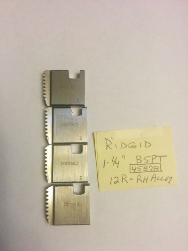 Ridgid 1-1/4 bspt alloy rh threading dies new open box for sale