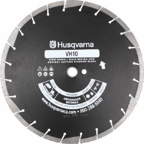 Husqvarna 14&#034; x .125 x 1&#034;, 20 mm, VH-10 Wet Or Dry, Diamond Blade